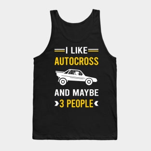 3 People Autocross Tank Top